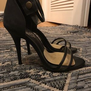 LIKE NEW Sol Sana Black Ankle Strap Heel